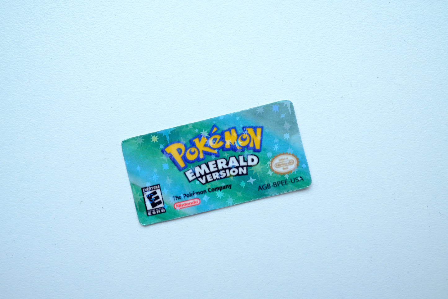 GBA Pokemon Reproduction Replacement Labels - Holographic and Laminated Vinyl Stickers