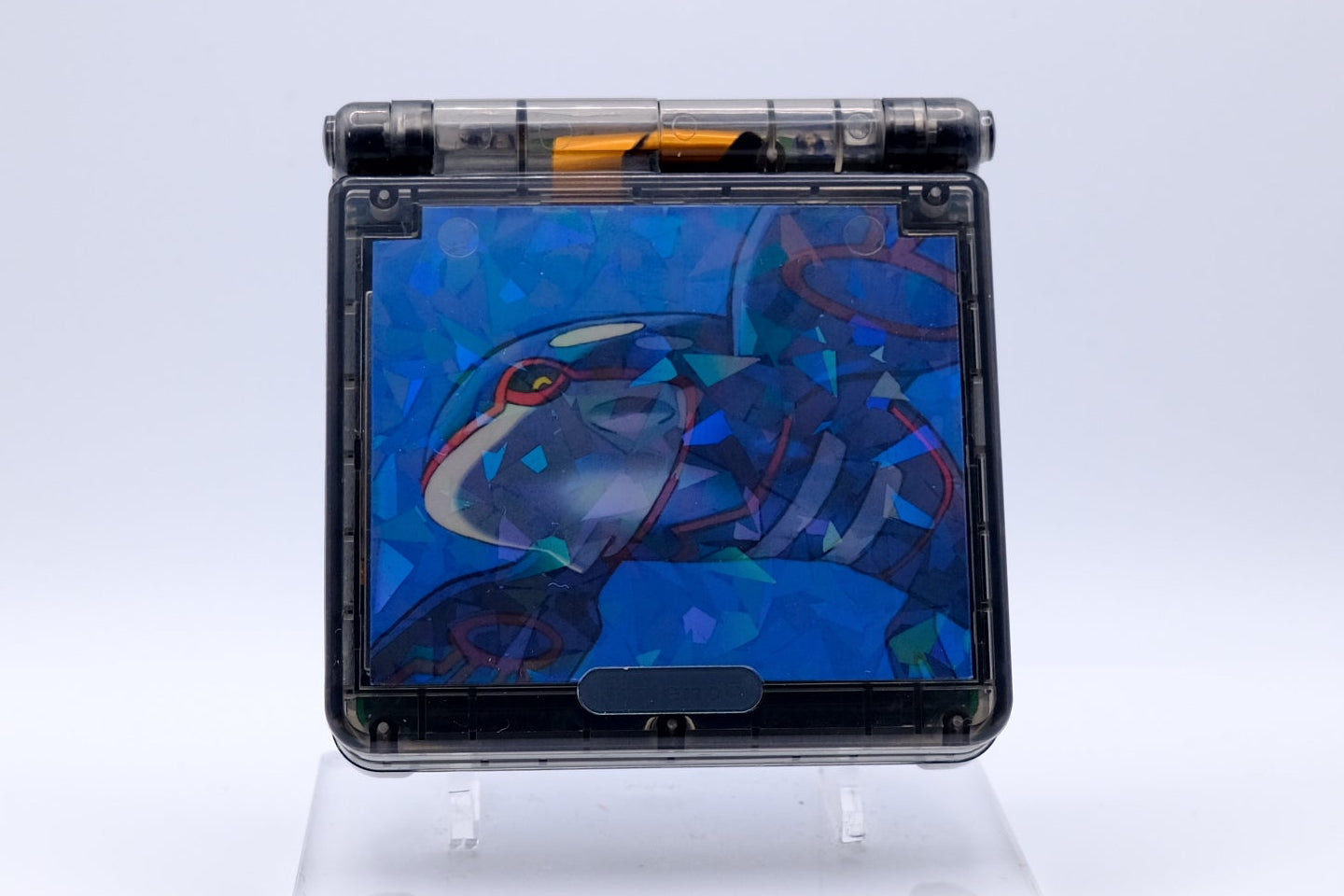Custom Kyogre Themed GBA SP with IPS V5 Screen, USB-C Port, MaxPlay Battery