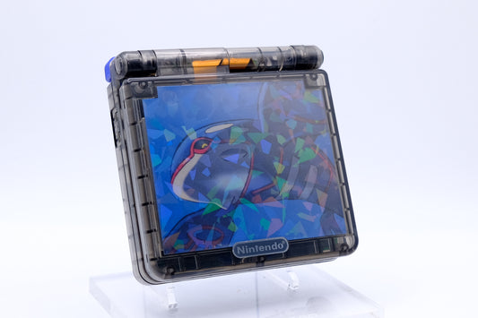 Custom Kyogre Themed GBA SP with IPS V5 Screen, USB-C Port, MaxPlay Battery