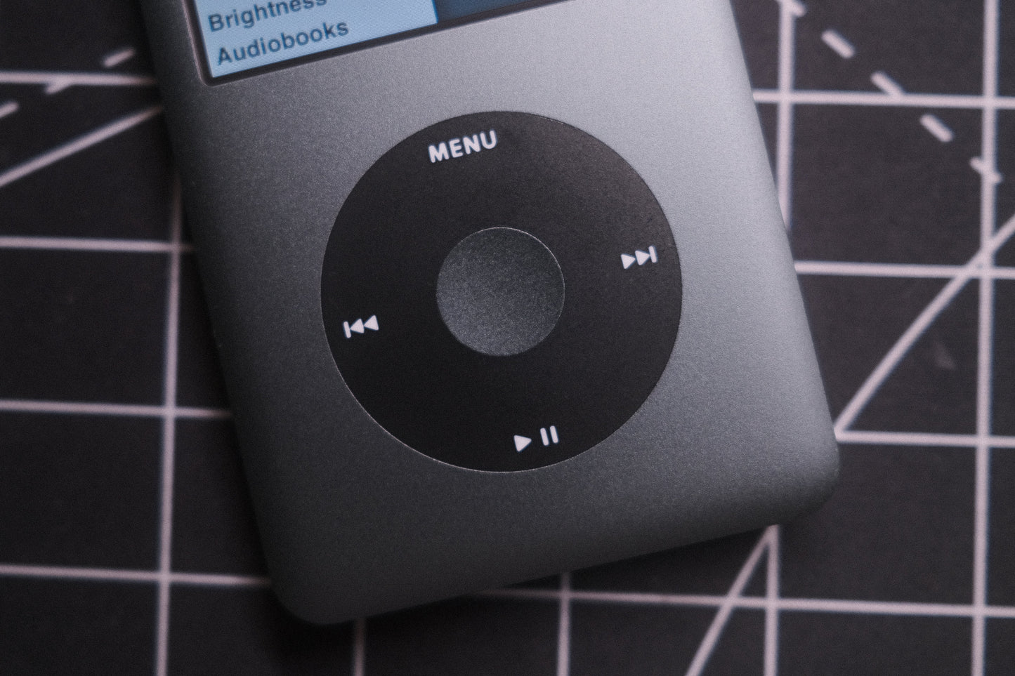 Modded Space Gray iPod Classic 7th Gen 1TB memory, 3000mAh battery, Thin plate
