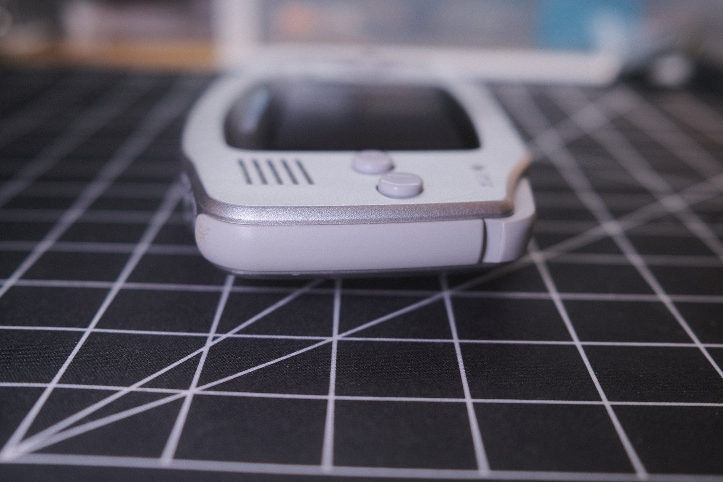 OEM Original Silver GBA Recapped, IPS V5 Screen