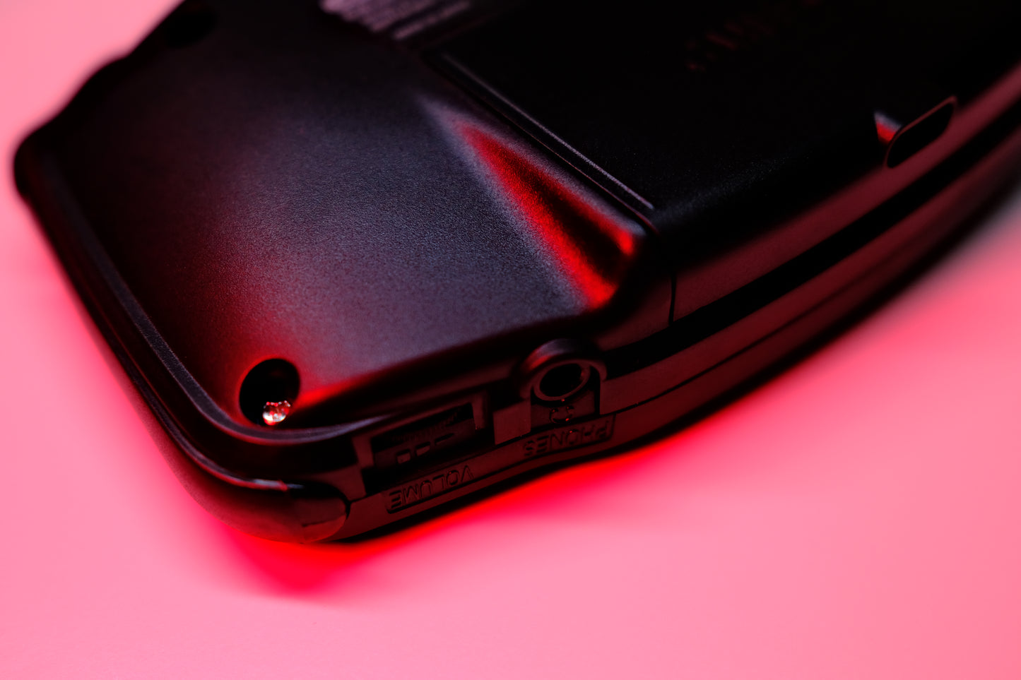 Black GBA with IPS V5 Screen and Black Buttons