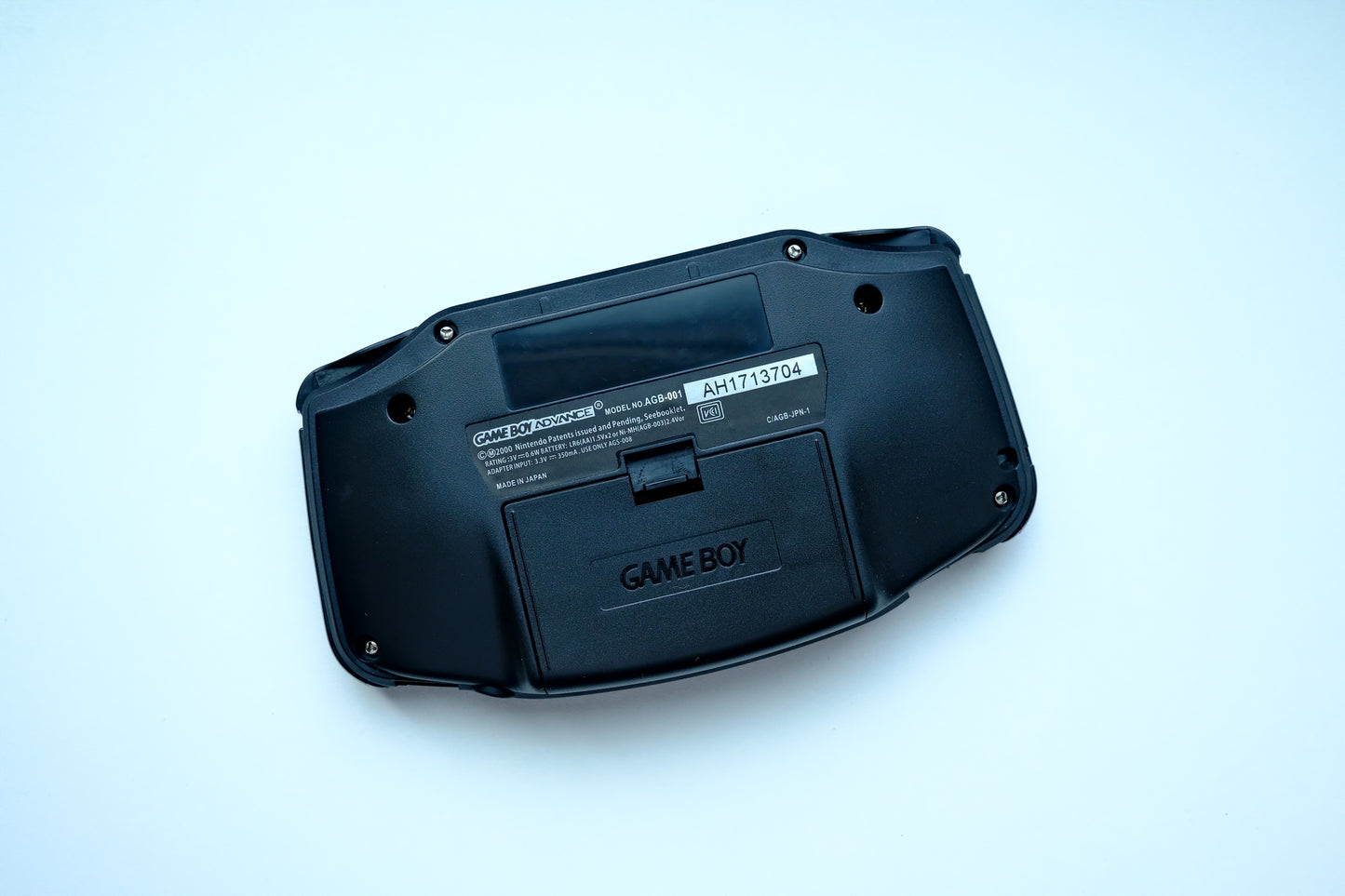 Black GBA with IPS V5 Screen and RGB Buttons
