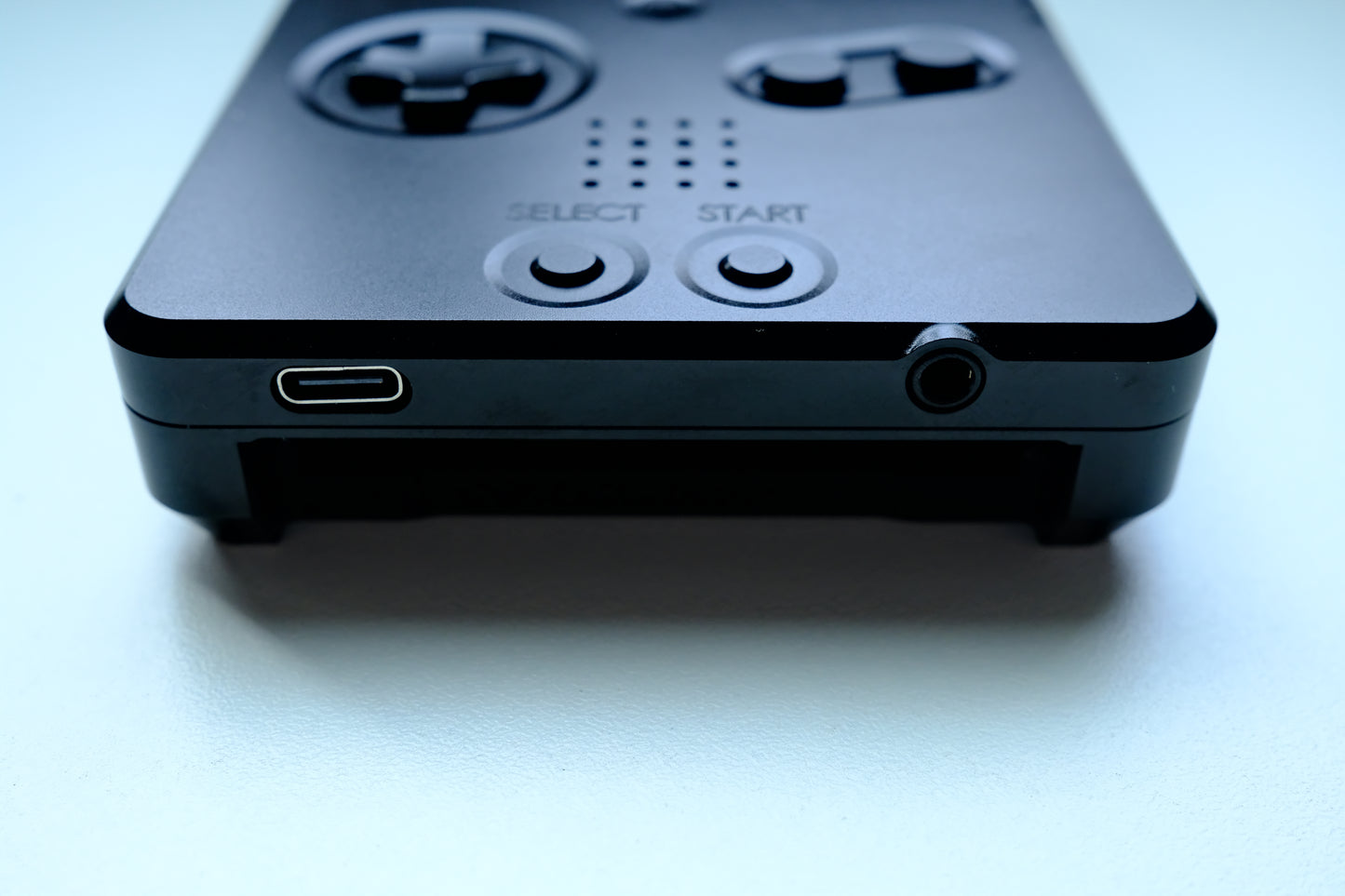 Boxy Pixel Black Unhinged GBA SP with IPS M2 Screen