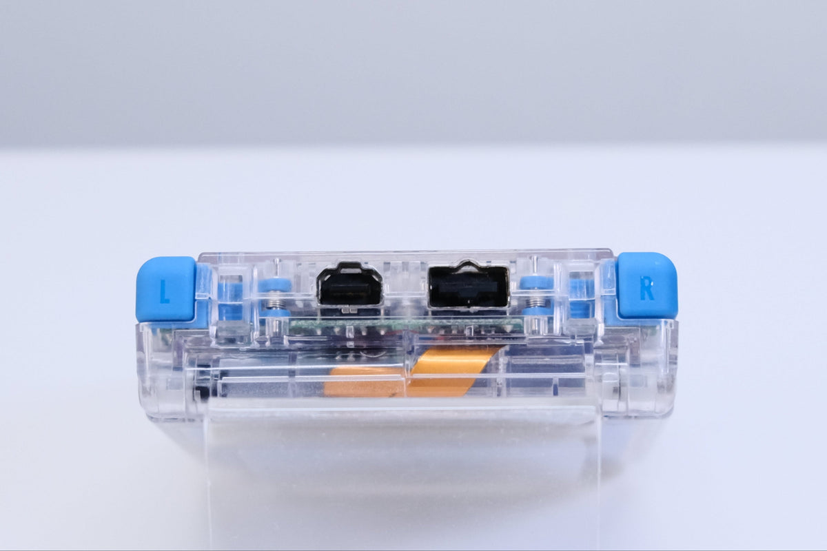 Modded Game Boy Advance SP (GBA SP) - Mudkip Theme, IPS V5 Backlit Screen, MaxPlay Battery